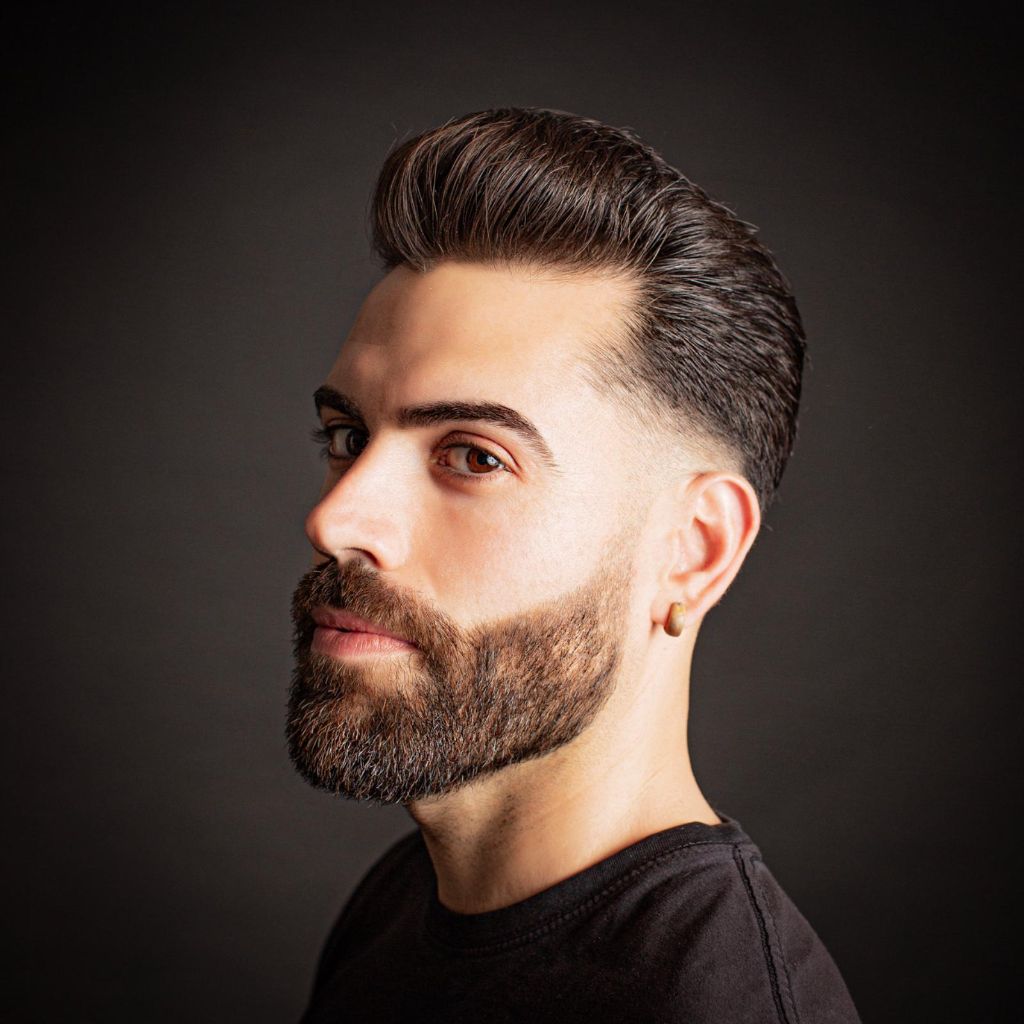 Corte clásico con fade — MAGNO Cristhian Barber Shop